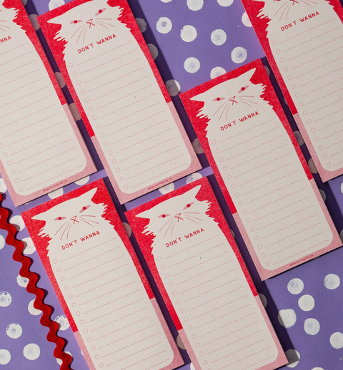 Don't Wanna - Risograph Notepad