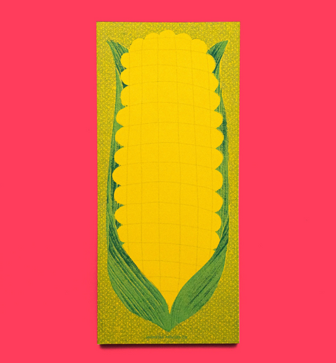 Corn - Risograph Notepad