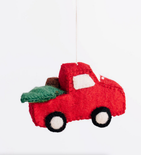 Truck with Tree Ornament