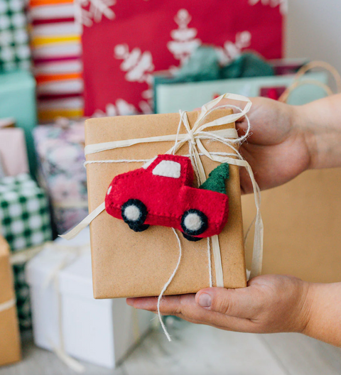 Truck with Tree Ornament