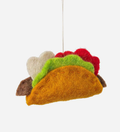 Taco Ornament