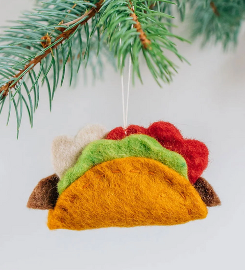 Taco Ornament