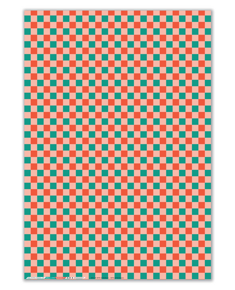 CHRISTMAS CHECKERBOARD Gift Wrap Sheets