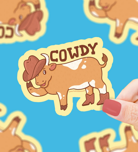 Cowdy Vinyl Sticker