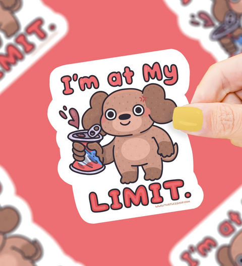 At My Limit Vinyl Sticker