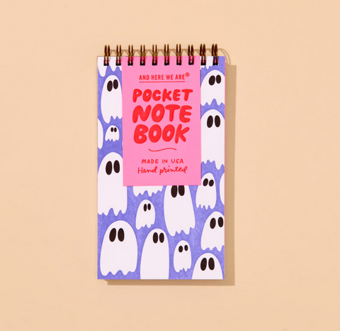 Ghosts Pocket-size Spiral Notebook