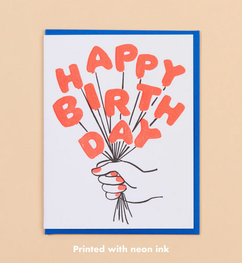 Birthday Balloons Card
