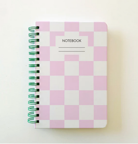PINK CHECKERED MULTI-PAPER NOTEBOOK