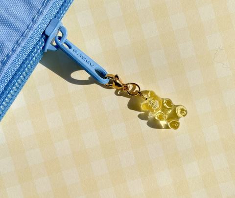 Pineapple Gummy Bear Bag Charm
