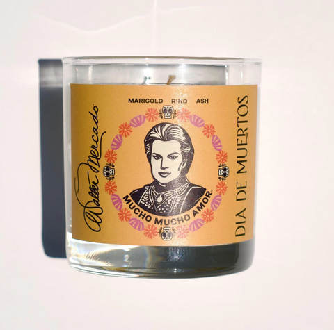 Walter Mercado Dia De Muertos Candle