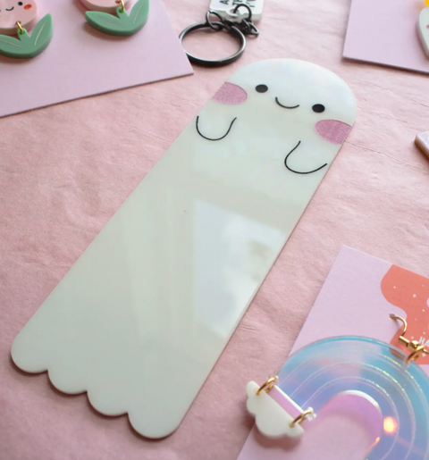 Ghostie Acrylic Bookmark