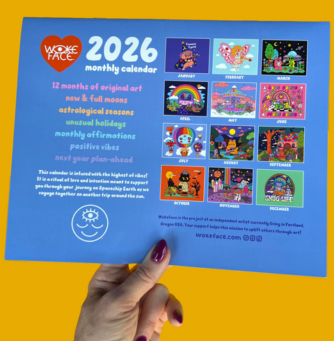 2026 Wokeface Calendar