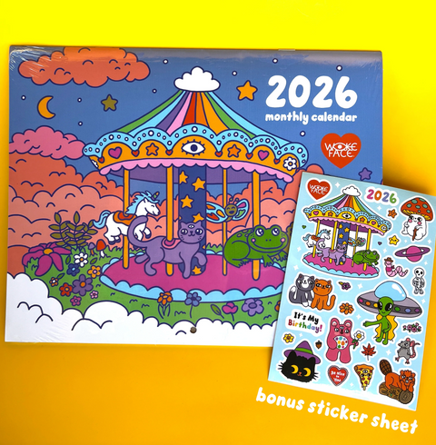 2026 Wokeface Calendar