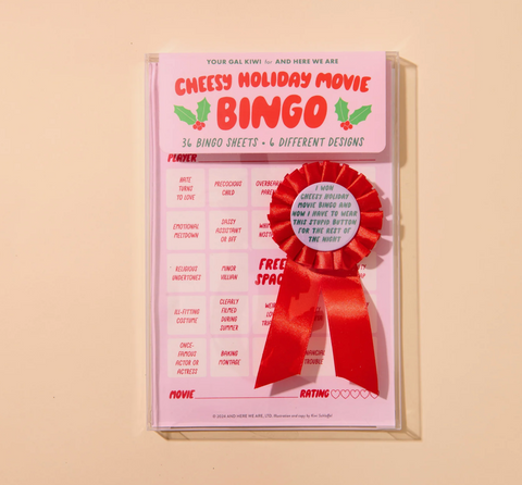 Cheesy Movie Bingo - Cheesy Holiday Movie
