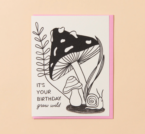 Grow Wild Birthday Card
