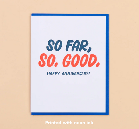 So Far, So Good Card