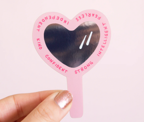 positive affirmations vinyl sticker