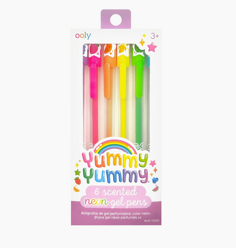 Yummy Yummy: Scented Neon Gel Pens (Set of 6)