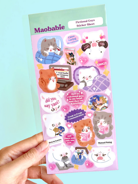 Sticker Sheet - Fictional Guys