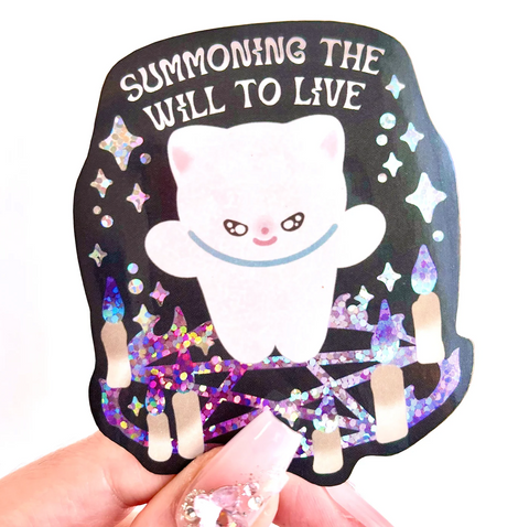 Vinyl Sticker - Summoning The Will to Live