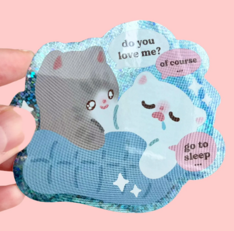 Vinyl Sticker - Do You Love Me?