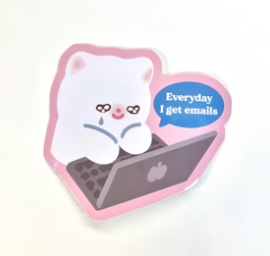 Vinyl Sticker - Everyday I Get Emails