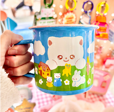 Enamel Mug - I Love All My Emotional Support Knick Knacks