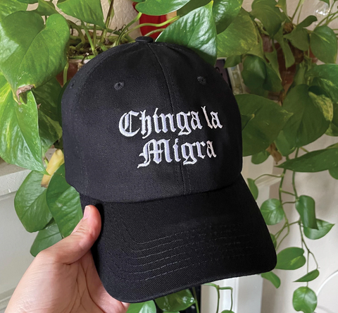 Chinga la Migra Baseball Cap Black