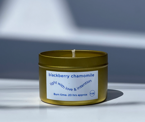 Blackberry Chamomile 4oz Metal Tin