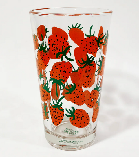 Strawberry Pint Glass