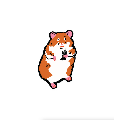 Business Hamster Sticker