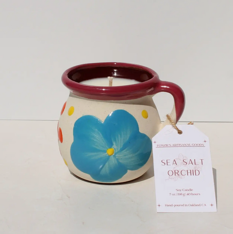 Sea Salt Orchid Jarrito Candle - 7oz