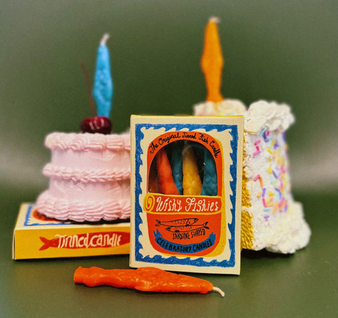 Wishy Fishies - Sardine Celebratory Candles