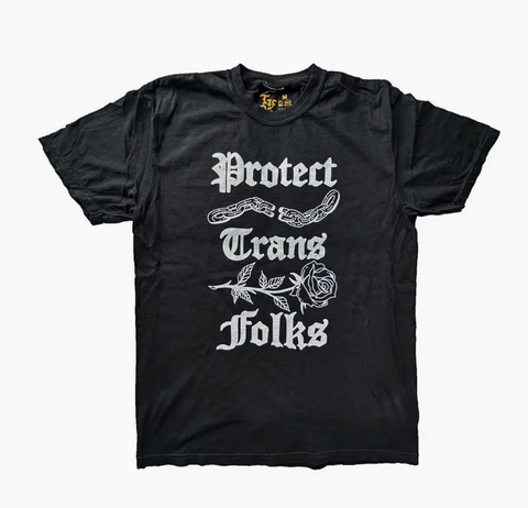 Protect Trans Folks Chain Short Sleeve Shirt