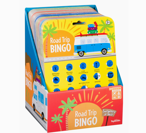 On the Way Games Road Trip Bingo, Travel Game
