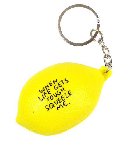Lemon Stress Ball Keychain