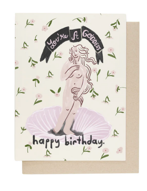 Goddess Birthday Card