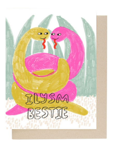 ILYSM Bestie Card
