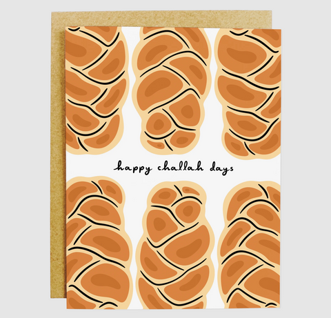 Happy Challah Days Greeting Card