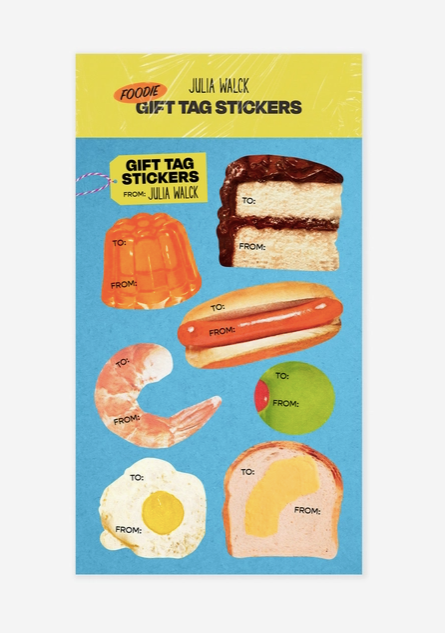 Foodie Gift Tag Stickers
