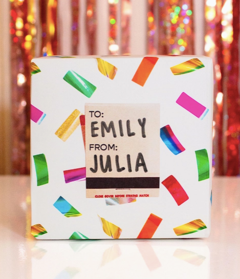 Happy Hour Gift Tag Stickers