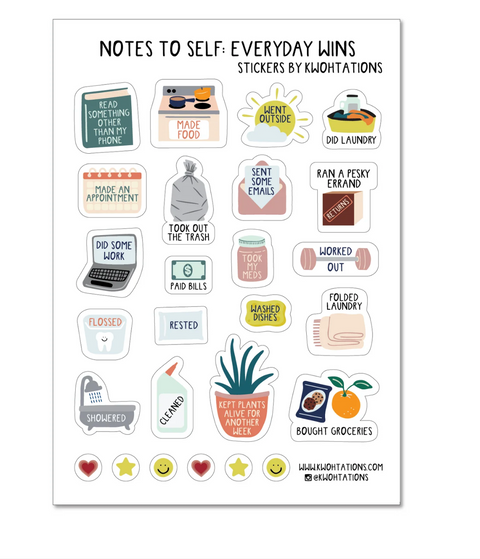 Everyday Wins Sticker Sheet