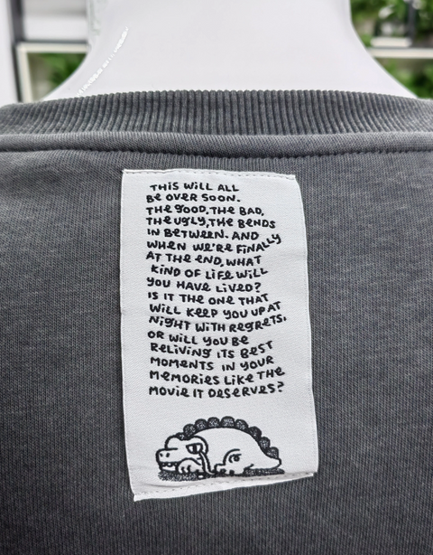 Kyouryuu: Embroidered Long-Sleeve Thick Sweater