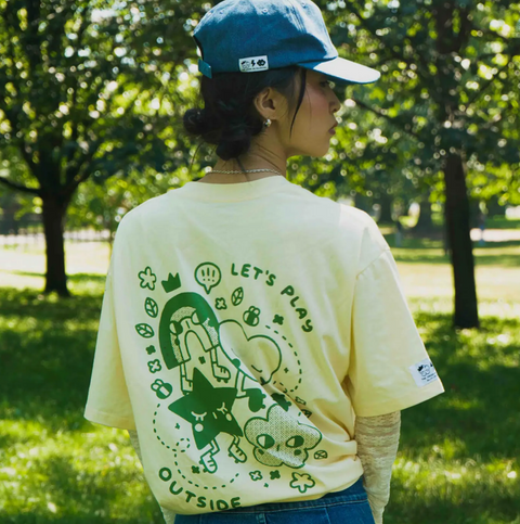 Fresh Air: Screenprinted Short Sleeve T-Shirt