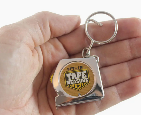 Mini Tape Measure - Functional Tool Keychain