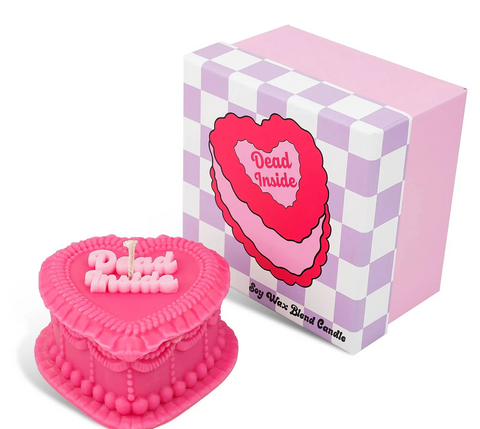 Dead Inside Heart Candle