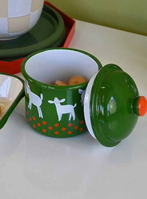 "GOAT" Enamel container