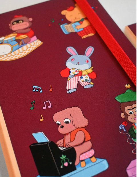 "MECHANICAL TOYS" HARDCOVER NOTEBOOK