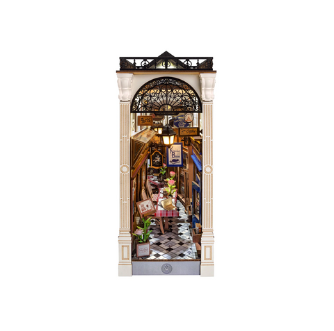 Diy Miniature House Kit: Paris Arcade Date w/ Dust Cover