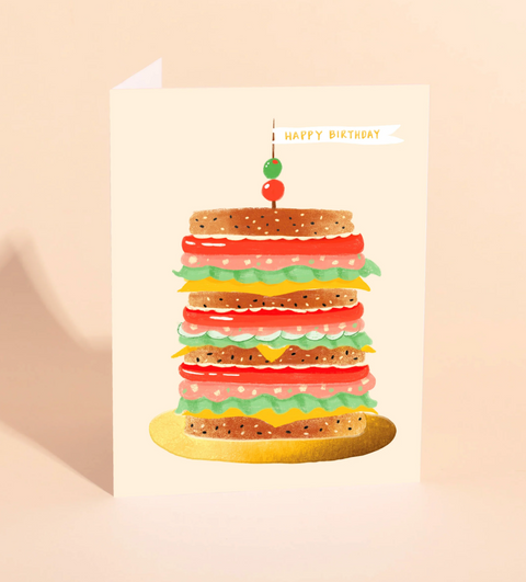 Mortadella Tall Boy - Birthday Card